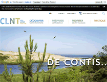 Tablet Screenshot of cotelandesnaturetourisme.com